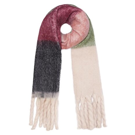 meisje Dalset opleiding Warme dames sjaal Soft Check beige groen roze - Scarfz - De grootste  collectie sjaals online!