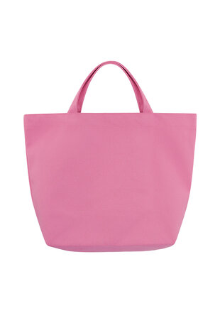 Roze Canvas Tas "My Essentials"|Shopper tas|Boodschappen strandtas