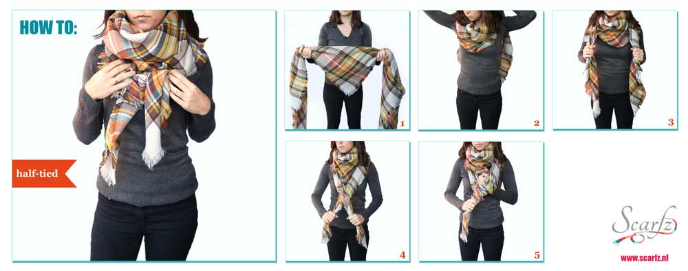 Authenticatie Durf opzettelijk Hoe sjaal knopen? - Scarfz - De grootste collectie sjaals online!
