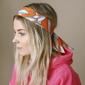 voor het geval dat personeel geestelijke Trendy haarband bandana Hawaii Knot oranje - Scarfz - De grootste collectie  sjaals online!